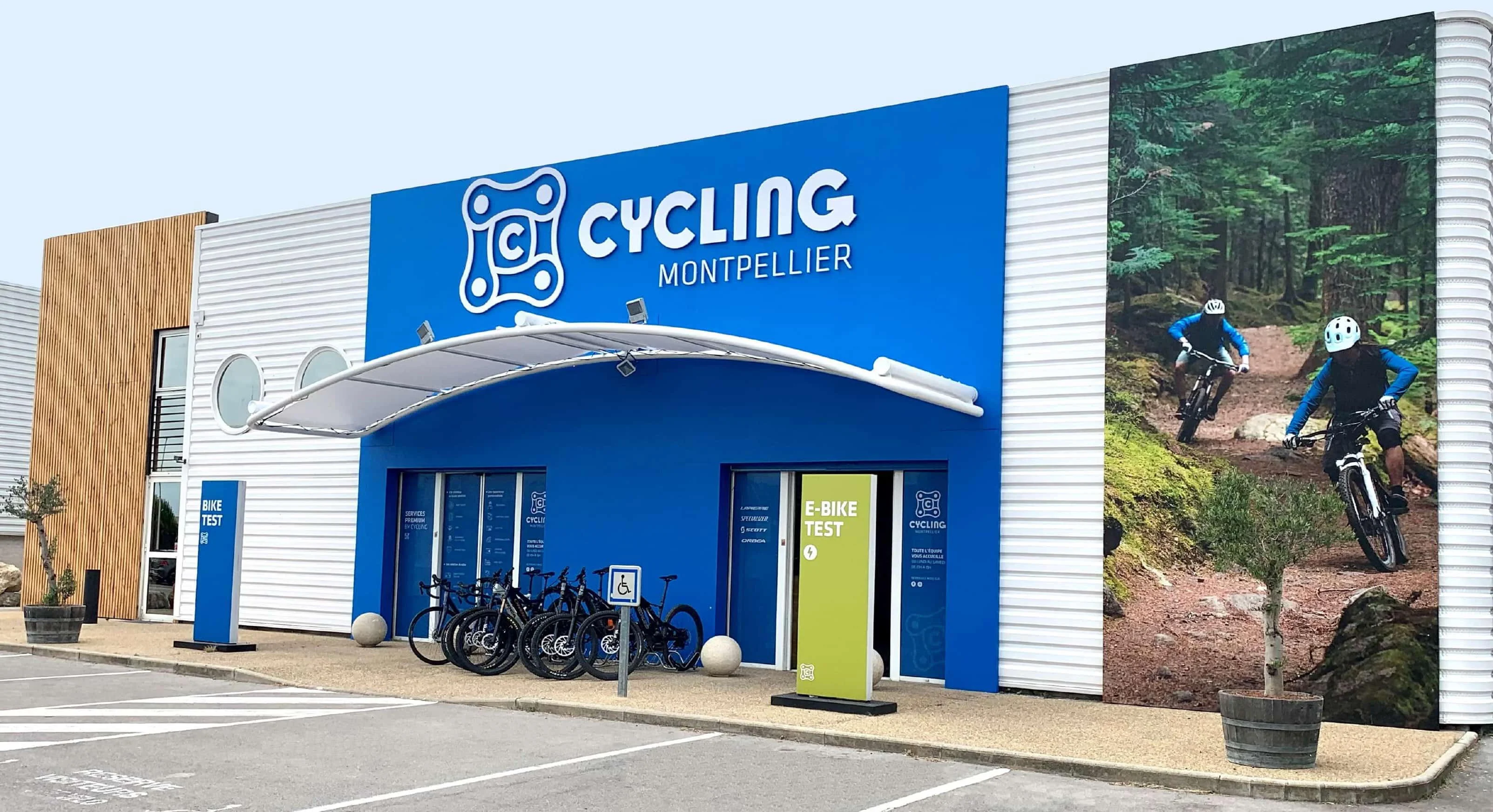 cycling facade montpellier